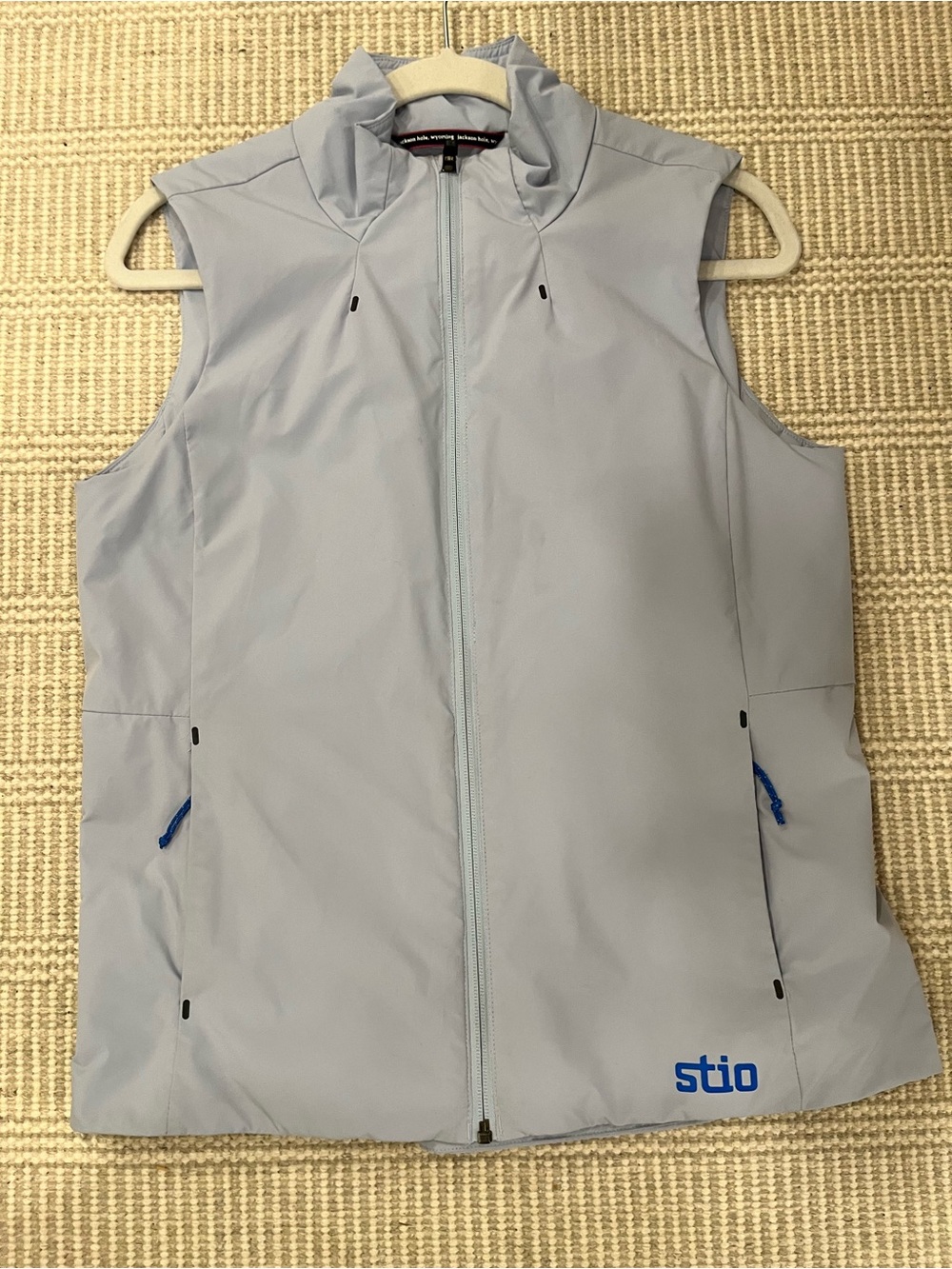 Stio Light Blue Fernos Lightweight Performance Vest Women’s Medium